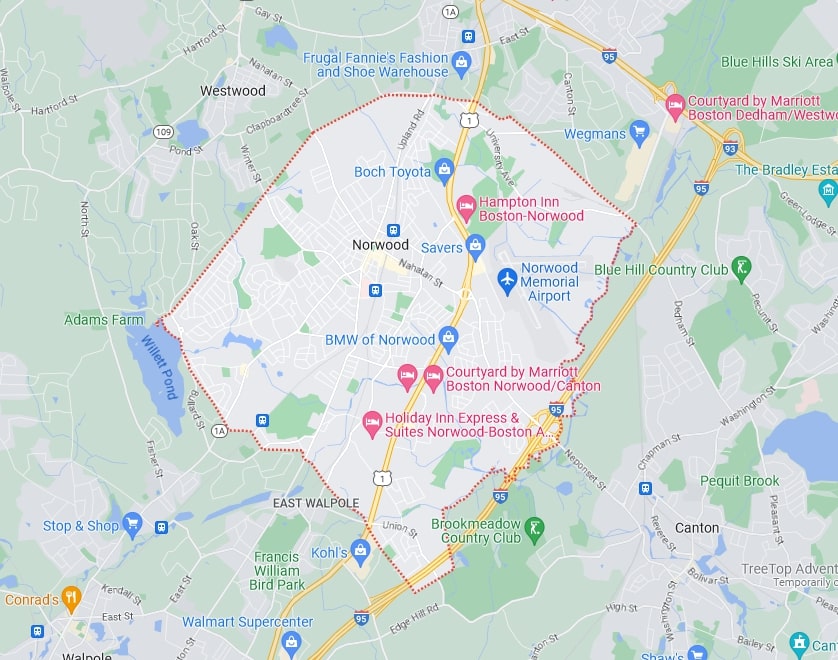 Norwood, MA Service Area