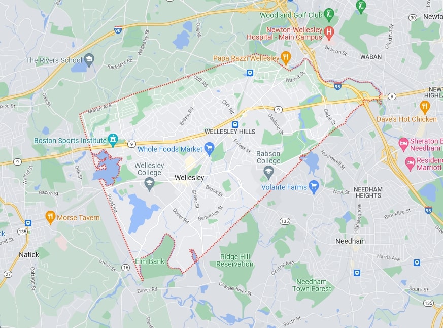 Wellesley, MA Service Area